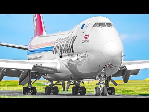 30 MINS of Plane Watching ✈️ Luxembourg Findel Airport 🇱🇺
