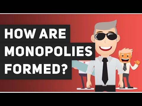 👞 How are monopolies formed?