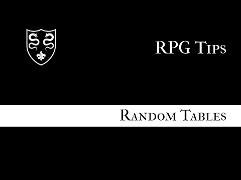 Solo RPGs: On Random Tables