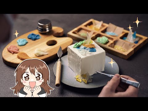 Eating Paintings at an ART GALLERY CAFE!