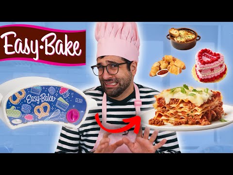 I Made a FANCY 5-COURSE Dinner in an EASY-BAKE Oven