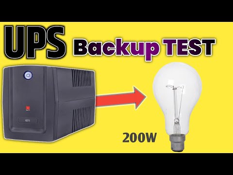 UPS Inverter Backup Test | 200W Bulb Kitna Chalega | Indkar Experiment