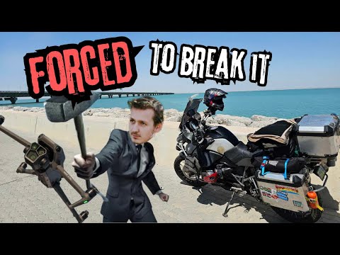 A Hammer Got My Motorcycle Into Saudi Arabia - Bahrain, Kuwait - Around The World On 2 Wheels - ep12