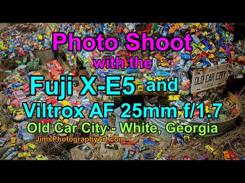 Photo Shoot with the Fuji X-E5 and Viltrox 25mm F/1.7 Lens at Old Car City in White Georgia