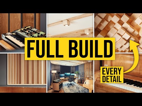 Building a DREAM Home Studio: START to FINISH - No Talking!