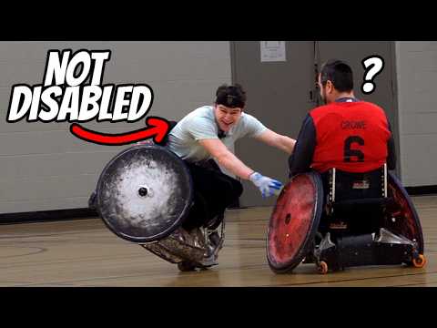 Joining a wheelchair rugby team (but I'm not disabled)