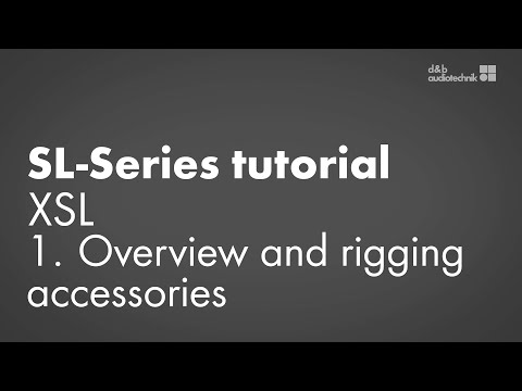 d&amp;b SL-Series rigging
