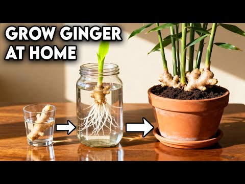 The BEST Way To Grow Ginger At Home | Only 0 - 2 Months of Growth!