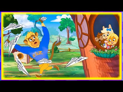 🐰 Забезу. Уши с хвостиком (Zabezoo) - ✈️ Самолетики | Мультик для детей
