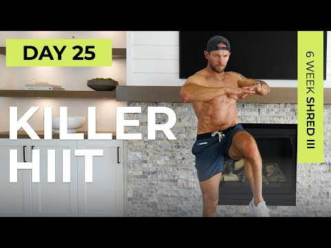 Day 25: 30 Min Full Body KILLER CARDIO HIIT Workout [No Equipment, SWEATY] // 6WS3