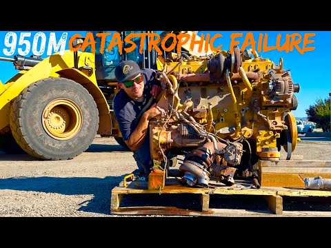 CAT 950M ENGINE CATASTROPHIC FAILURE DIAGNOSIS C7.1
