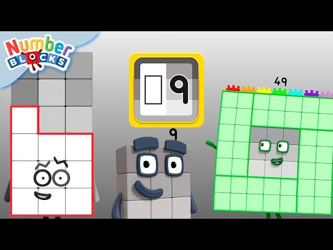 Nine Enders Club 0️⃣9️⃣ | Learn to count Full Episodes - 123 | Numberblocks