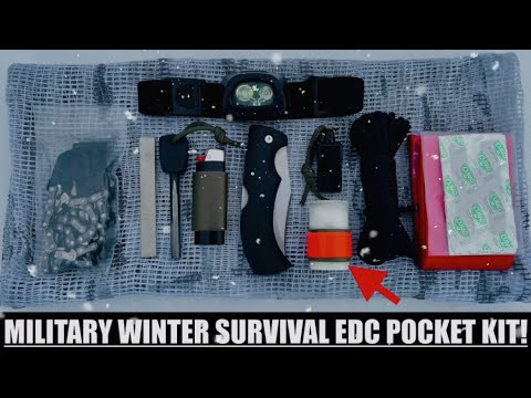 Why Soldiers Carry Bandaids in Winter! Military Winter Survival EDC Pocket Kit!