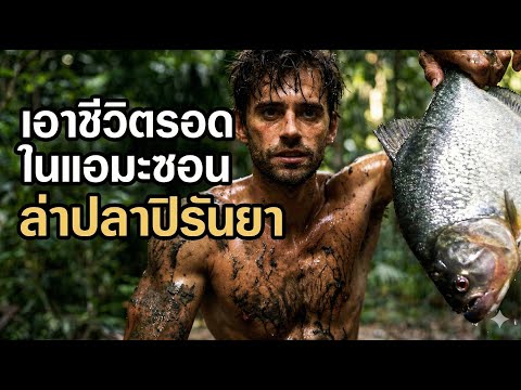 เอาชีวิตรอดคนเดียวในป่าลึกแอมะซอน พร้อมภารกิจล่าปลาปิรันยาที่ท้าทายสุดขีด #ป่าลึกแอมะซอน #ล่าปิรันยา