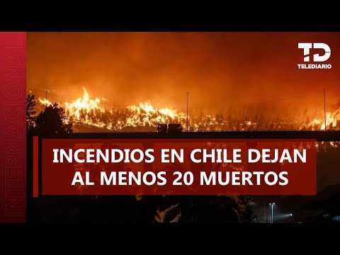 Chile en llamas: así lucen los incendios que provocaron 20 muertes