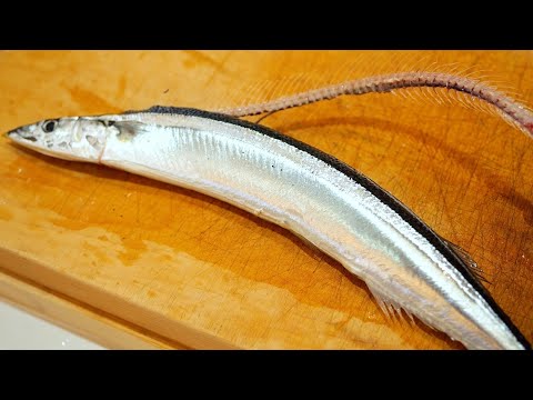 A way to grill salted Sanma Fish without a single bone.