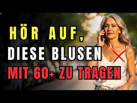 Vom Stylisten erklärt: Diese 5 Oberteile sollten Frauen ab 60 meiden!
