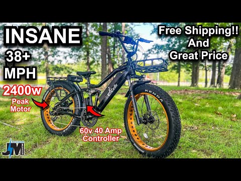 E-Cells Five Star Review! This High Torque Ebike has Insane Power and Speed!