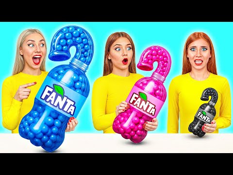 Big, Medium and Small Plate Challenge | Fantastic Food Hacks by Super Hyper DO