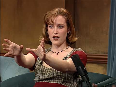 Gillian Anderson Thought She Wasn't Busty Enough for "The X-Files" | Late Night with Conan O’Brien