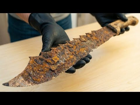 Millions of People Don’t Know This Secret! Clean Rusty Knives With Baking Soda