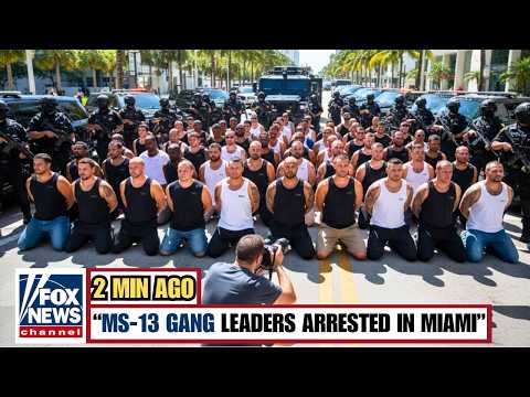 MS-13 Leaders Arrested under ICE & FBI Miami Multi-City Mega Operation