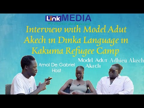 Interview with model Adut Akech in Dinka Language during her visit to Kakuma