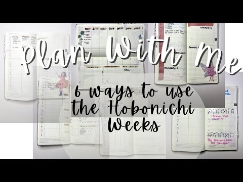 6 Ways To Use Your Hobonichi Weeks | Plan With Me