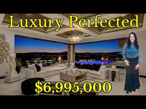 The Most Remarkable $7M Mansion in Henderson -Villa Luminaria Luxury Home Tour