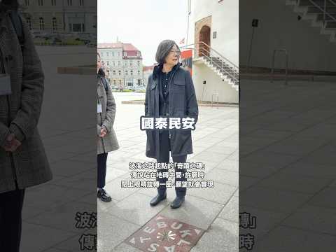 蔡英文在立陶宛🇱🇹許願台灣國泰民安！