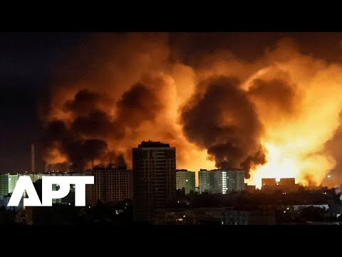 Russia Bombards Kyiv Overnight, Massive Explosions Seen Across the City | APT