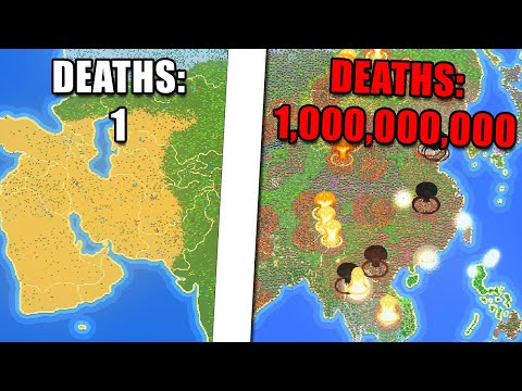 I Made Humans Fight Over Asia Until They All Died - Worldbox