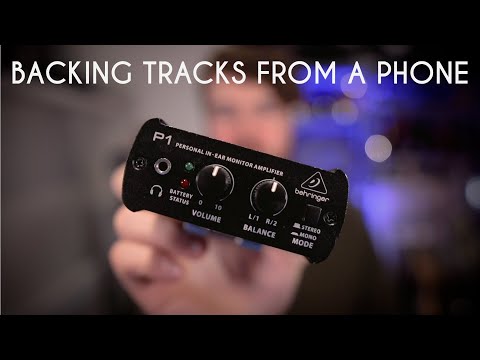 How to Run Backing Tracks From a Phone