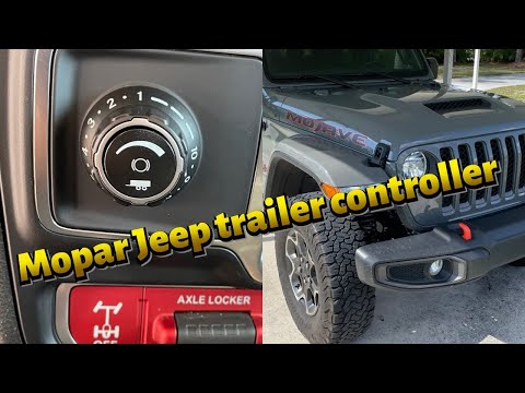 Factory Mopar Jeep Wrangler/ Gladiator brake controller install