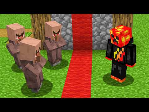 Minecraft Villagers SPLIT The Village In HALF | Full Movie