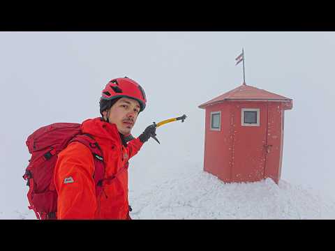 Overnight in World's Smallest Survival Shelter