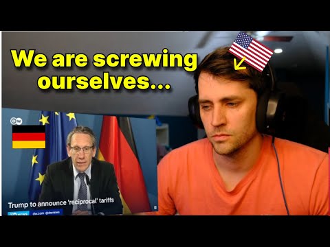 American reacts to Germany's response to Trump "Liberation Day" tariffs