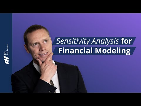 Sensitivity Analysis for Financial Modeling