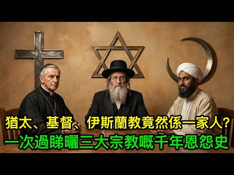 三大宗教竟然係一家人？猶太教、基督教、伊斯蘭教嘅千年恩怨史，一次過睇曬