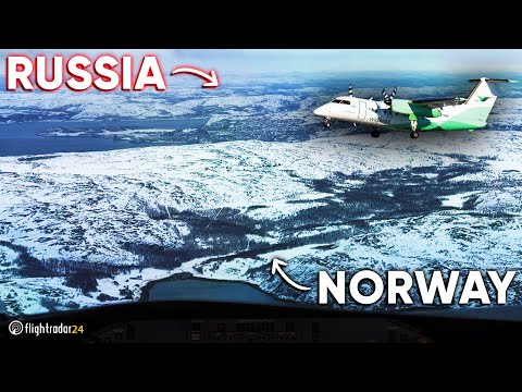 Milk run to the Russian border (Widerøe Dash 8 cockpit!)