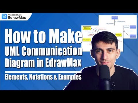 How to Make UML Communication diagram丨UML Diagram Tutorial