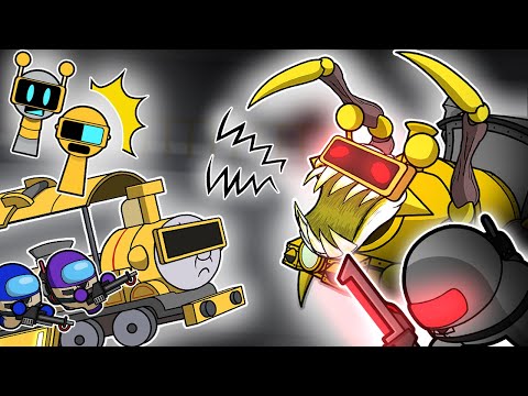 CHOO CHOO CHARLES vs SPRUNKI & GHOSTBUSTERS EP.9 I Amons Us Animation