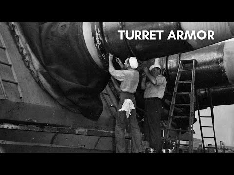 Armored Turrets on the Iowa Class Battleships