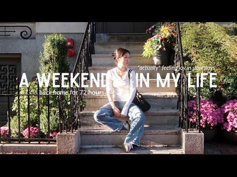 feeling safe & happy again 🍁 autumn days in boston, what i ate, happy to be away from nyc