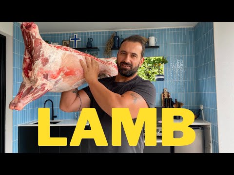 HOW TO MAKE A LAMB ON THE SPIT | The Real Greek Chef