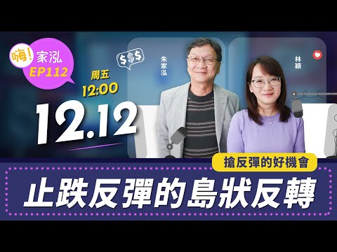 【嗨!家泓 EP112】止跌反彈的島狀反轉 🔥搶反彈的好機會！