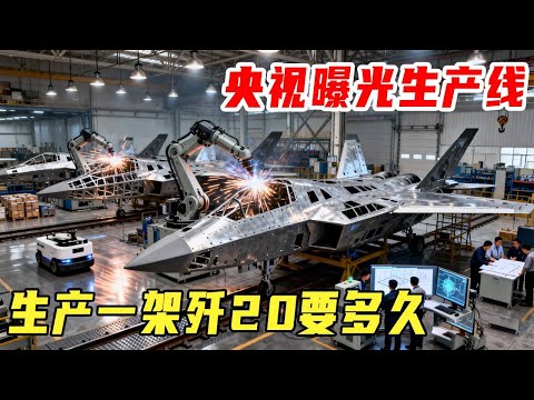 央视曝光歼20生产线，五代机到底有多难造，打造一架歼20要多久？