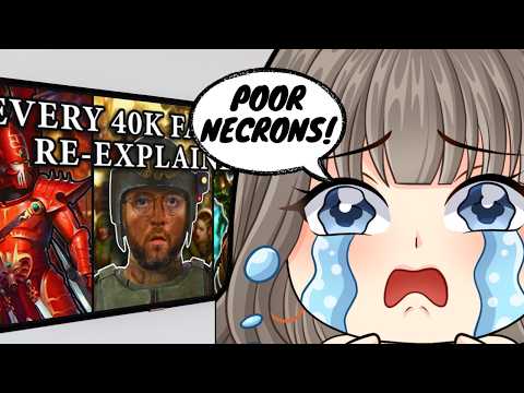 Miwabelle Reacts! Every Single Warhammer 40k (WH40k) Faction Re-Explained | Part 1 by Bricky!