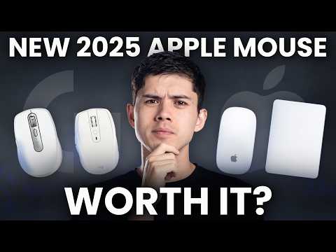 Apple Mouse (New!) vs Apple Trackpad vs Logitech Anywhere 3 vs Anywhere 2s