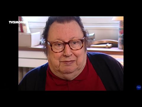 Raymond DEVOS, chez lui, raconte son ami BRASSENS (Archive octobre 2001)
